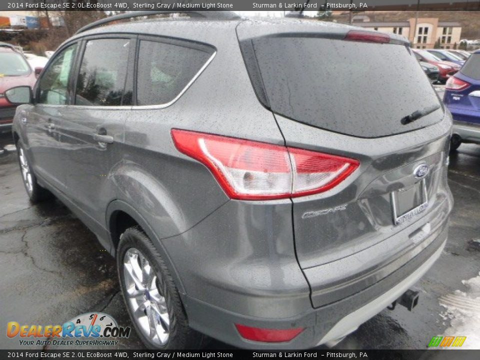 2014 Ford Escape SE 2.0L EcoBoost 4WD Sterling Gray / Medium Light Stone Photo #4