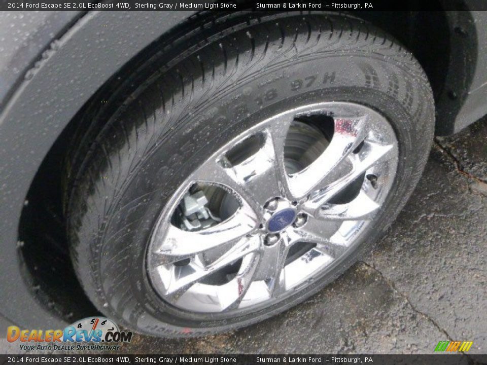 2014 Ford Escape SE 2.0L EcoBoost 4WD Sterling Gray / Medium Light Stone Photo #7