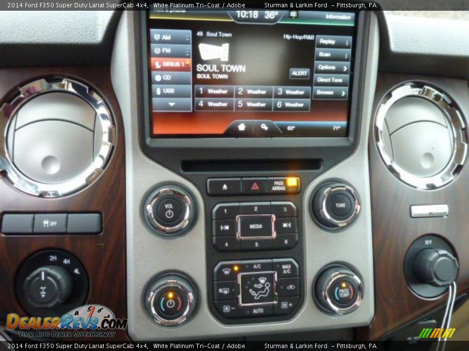 Controls of 2014 Ford F350 Super Duty Lariat SuperCab 4x4 Photo #14