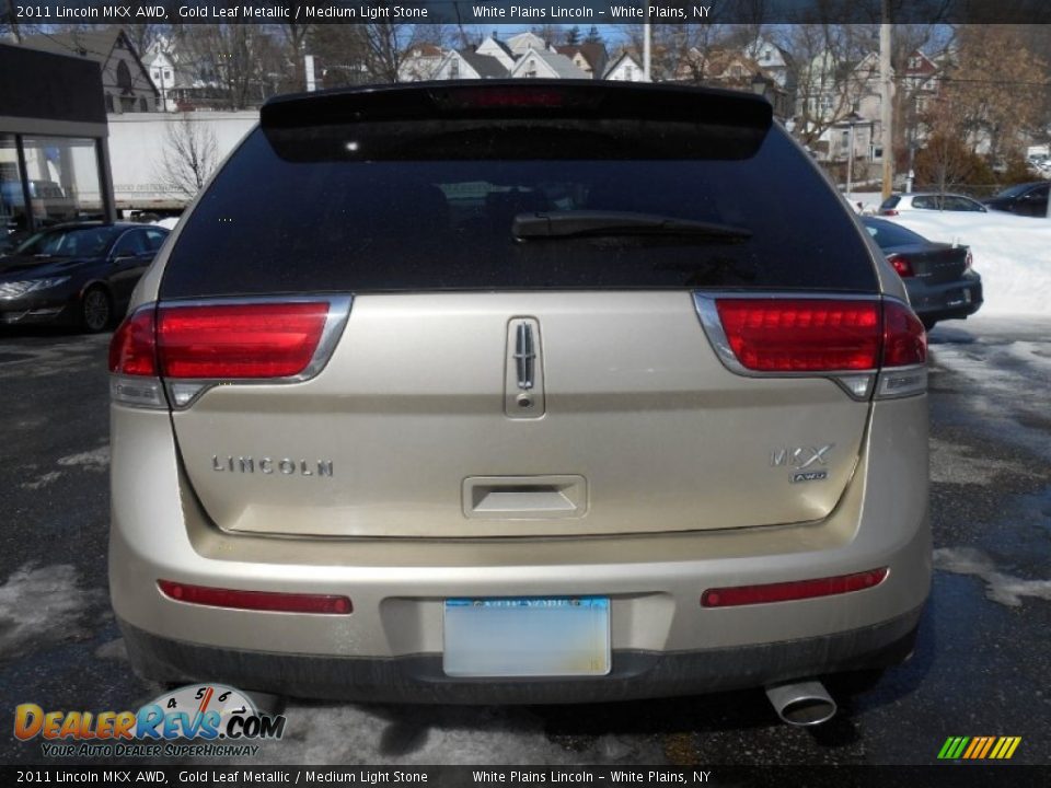 2011 Lincoln MKX AWD Gold Leaf Metallic / Medium Light Stone Photo #5