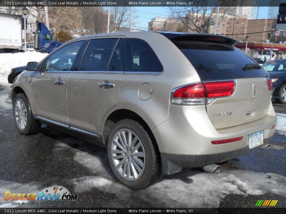 2011 Lincoln MKX AWD Gold Leaf Metallic / Medium Light Stone Photo #6