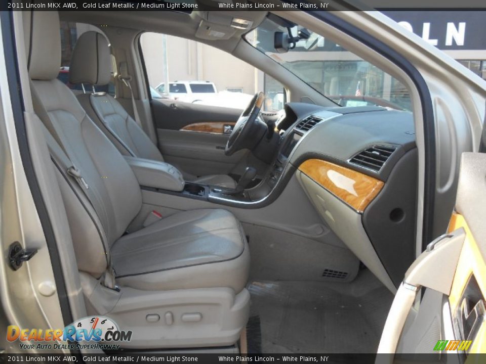 2011 Lincoln MKX AWD Gold Leaf Metallic / Medium Light Stone Photo #11