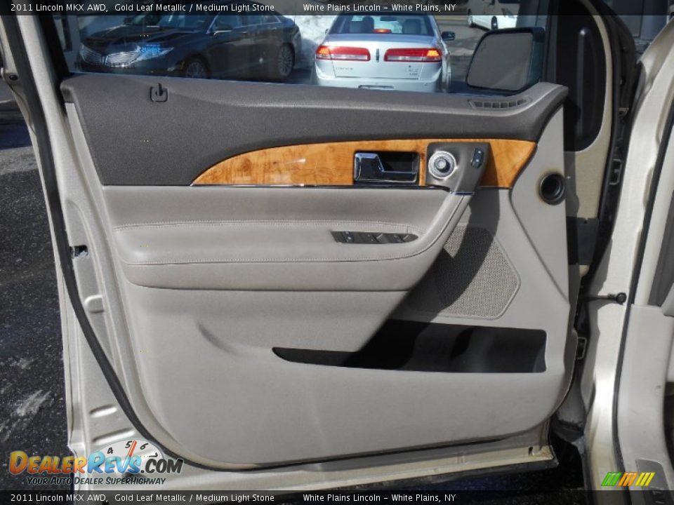 2011 Lincoln MKX AWD Gold Leaf Metallic / Medium Light Stone Photo #12
