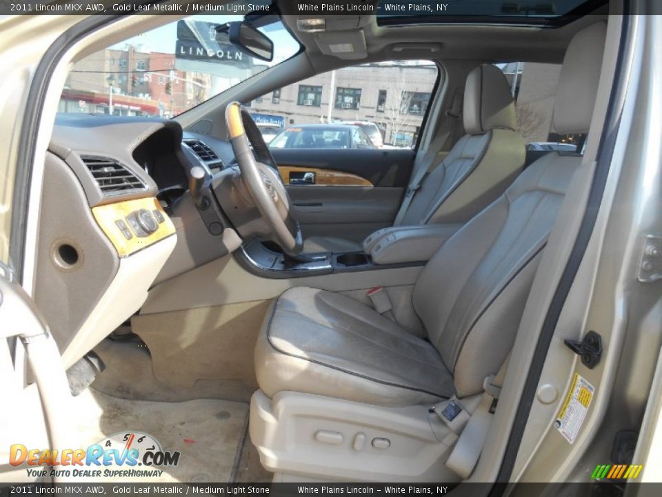 2011 Lincoln MKX AWD Gold Leaf Metallic / Medium Light Stone Photo #13
