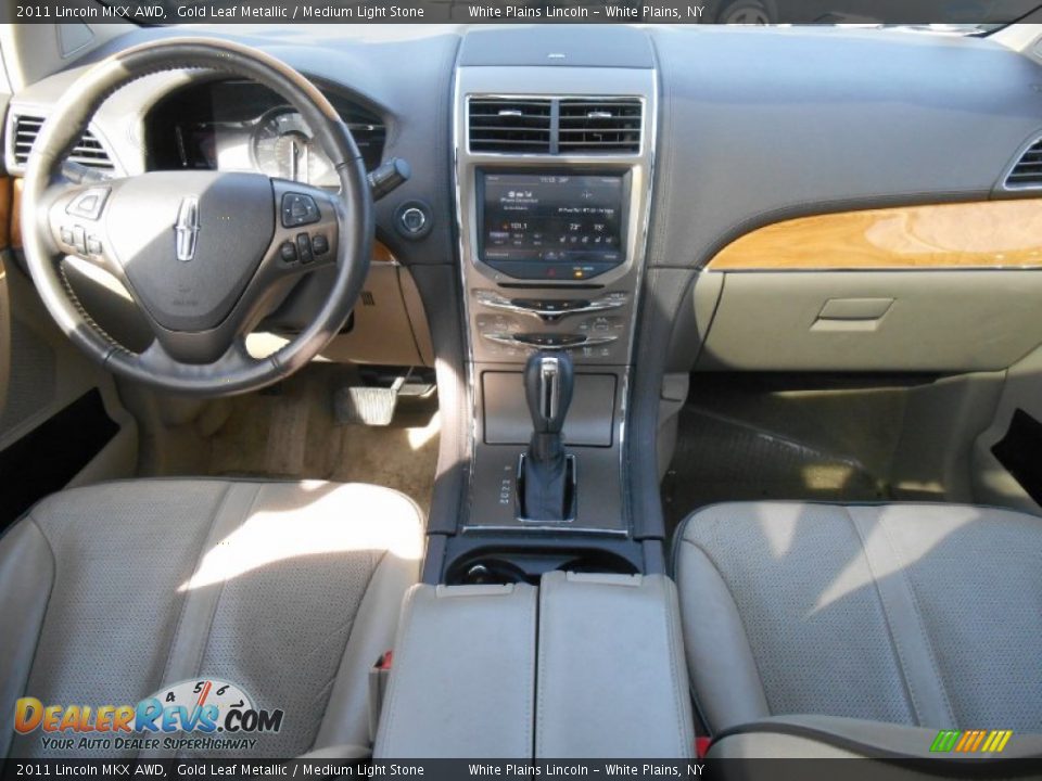 2011 Lincoln MKX AWD Gold Leaf Metallic / Medium Light Stone Photo #15