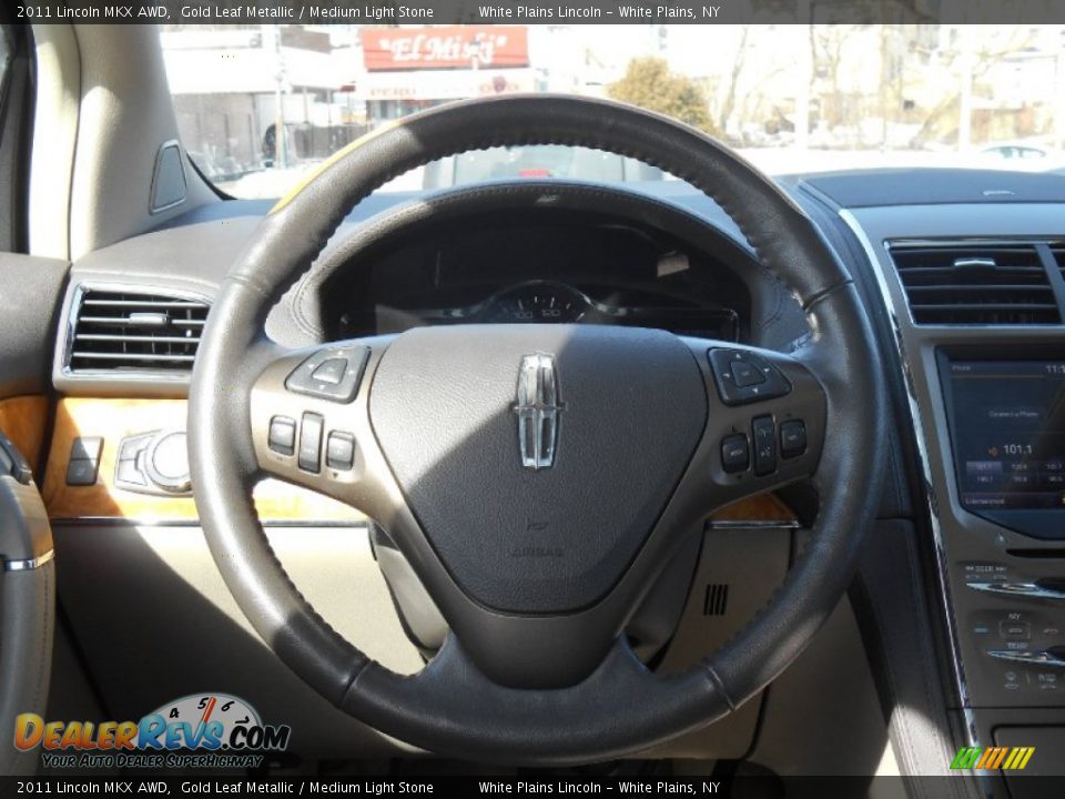 2011 Lincoln MKX AWD Gold Leaf Metallic / Medium Light Stone Photo #16
