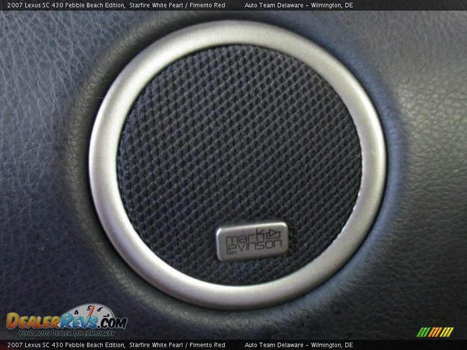2007 Lexus SC 430 Pebble Beach Edition Starfire White Pearl / Pimento Red Photo #11