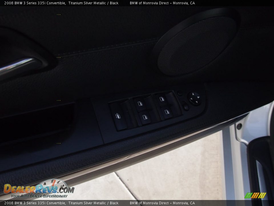 2008 BMW 3 Series 335i Convertible Titanium Silver Metallic / Black Photo #9