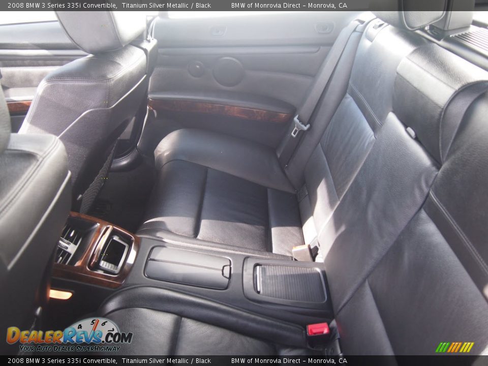 2008 BMW 3 Series 335i Convertible Titanium Silver Metallic / Black Photo #13