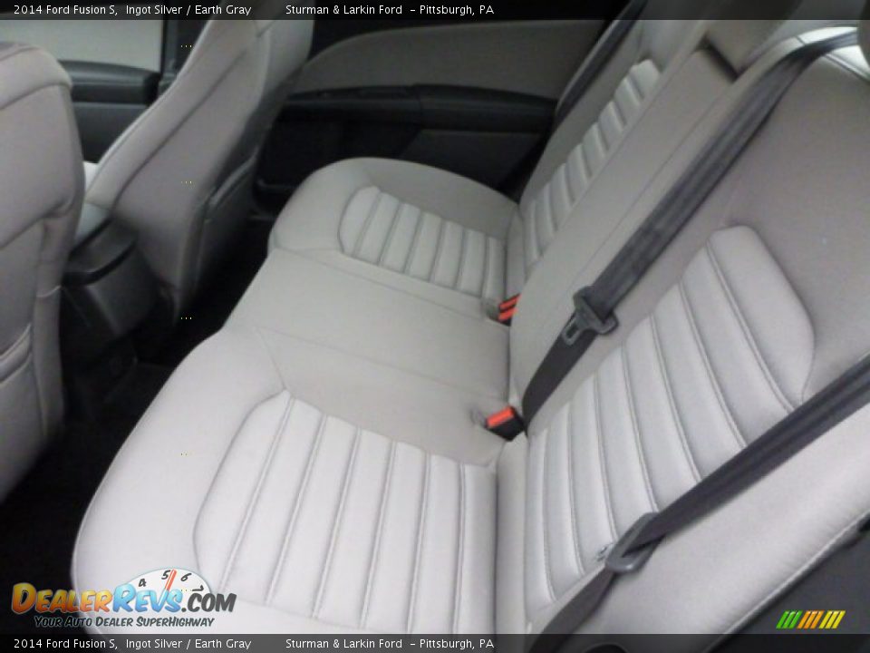 2014 Ford Fusion S Ingot Silver / Earth Gray Photo #9