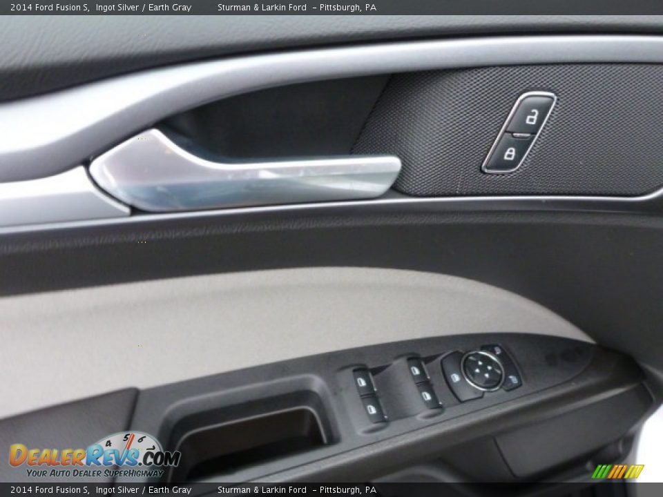 2014 Ford Fusion S Ingot Silver / Earth Gray Photo #11