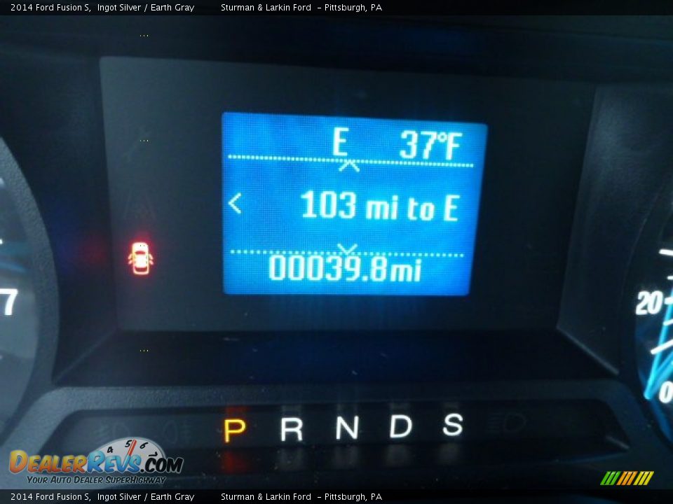 2014 Ford Fusion S Ingot Silver / Earth Gray Photo #14