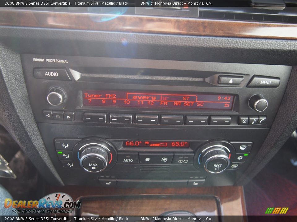 2008 BMW 3 Series 335i Convertible Titanium Silver Metallic / Black Photo #20