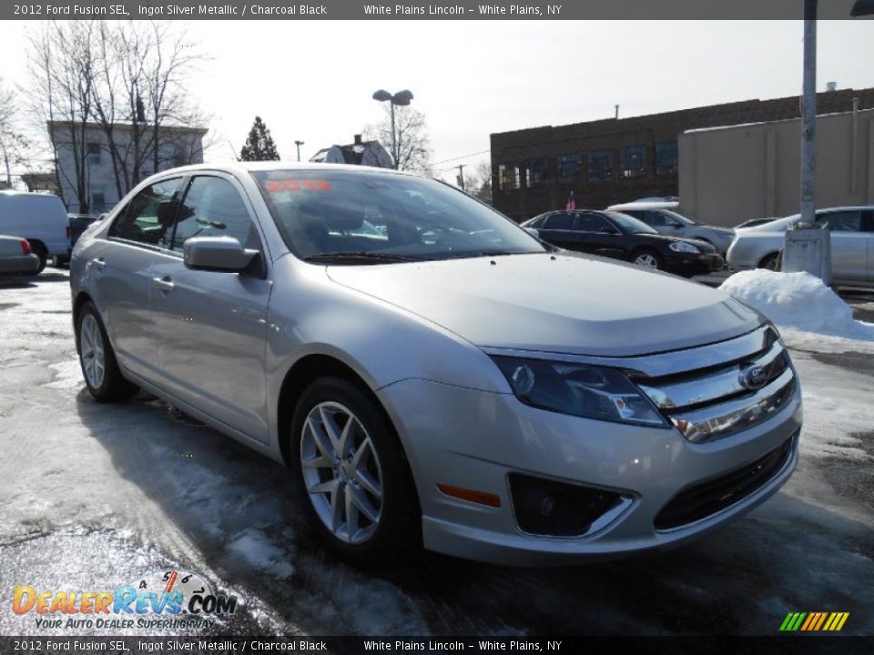 2012 Ford Fusion SEL Ingot Silver Metallic / Charcoal Black Photo #1