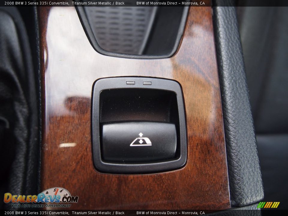 2008 BMW 3 Series 335i Convertible Titanium Silver Metallic / Black Photo #23