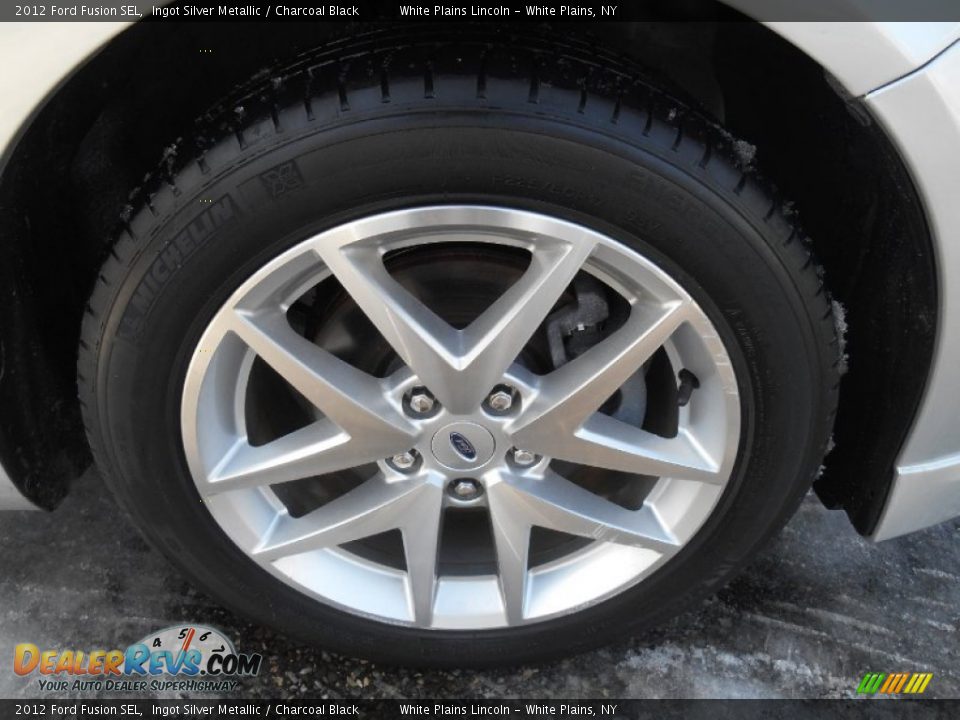 2012 Ford Fusion SEL Ingot Silver Metallic / Charcoal Black Photo #3