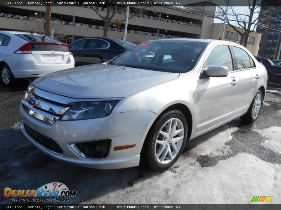 2012 Ford Fusion SEL Ingot Silver Metallic / Charcoal Black Photo #7