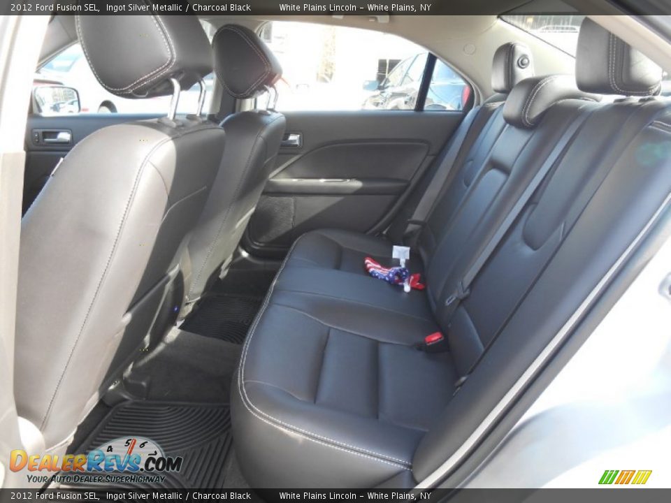 2012 Ford Fusion SEL Ingot Silver Metallic / Charcoal Black Photo #8