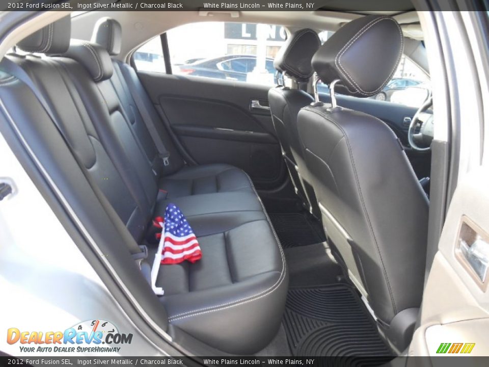 2012 Ford Fusion SEL Ingot Silver Metallic / Charcoal Black Photo #9