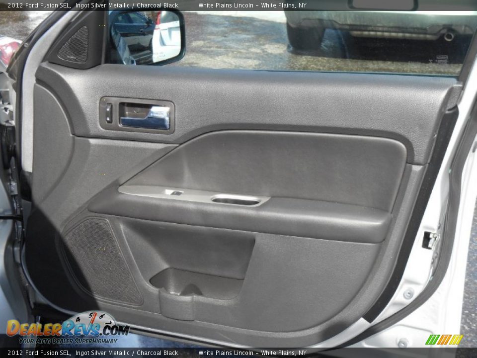 2012 Ford Fusion SEL Ingot Silver Metallic / Charcoal Black Photo #10