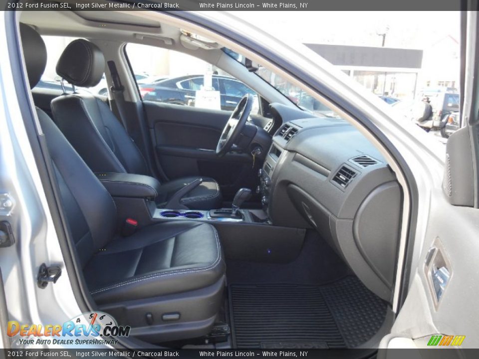 2012 Ford Fusion SEL Ingot Silver Metallic / Charcoal Black Photo #11