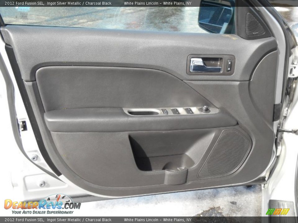 2012 Ford Fusion SEL Ingot Silver Metallic / Charcoal Black Photo #12