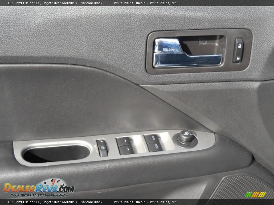 2012 Ford Fusion SEL Ingot Silver Metallic / Charcoal Black Photo #13