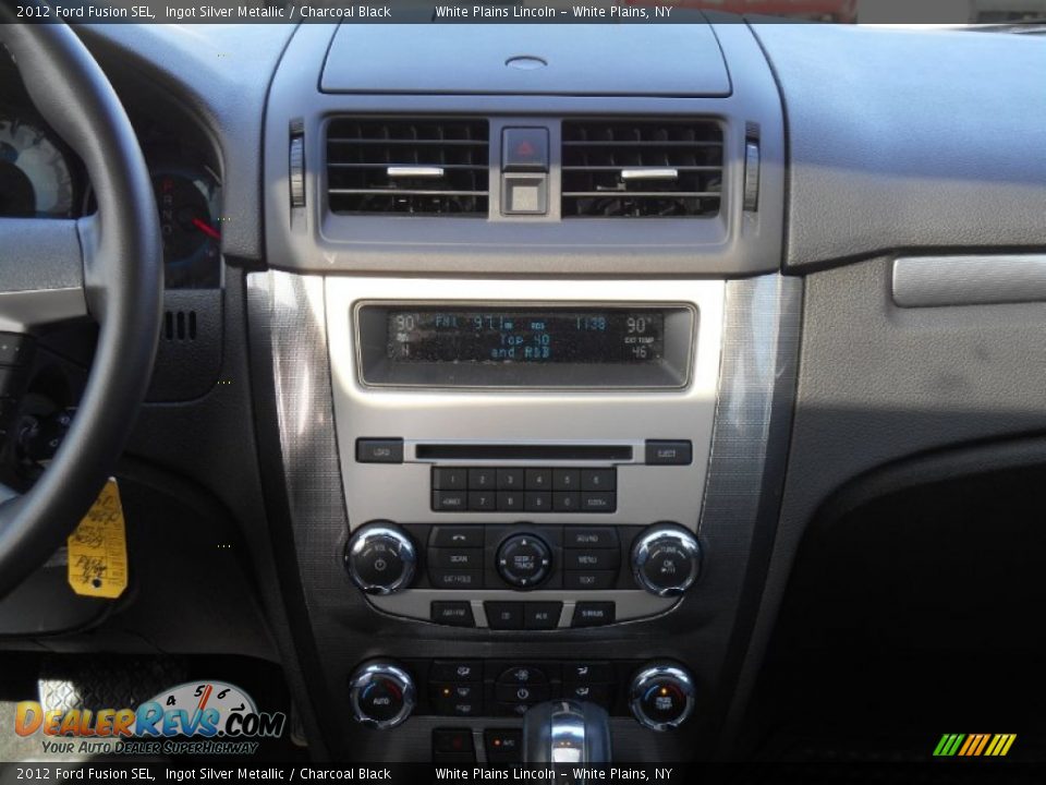 2012 Ford Fusion SEL Ingot Silver Metallic / Charcoal Black Photo #21