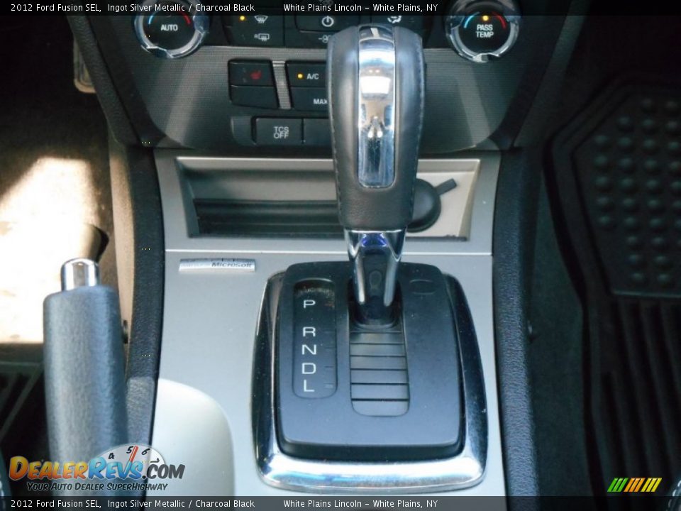 2012 Ford Fusion SEL Ingot Silver Metallic / Charcoal Black Photo #22