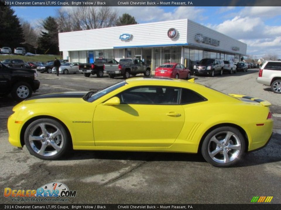 2014 Chevrolet Camaro LT/RS Coupe Bright Yellow / Black Photo #2