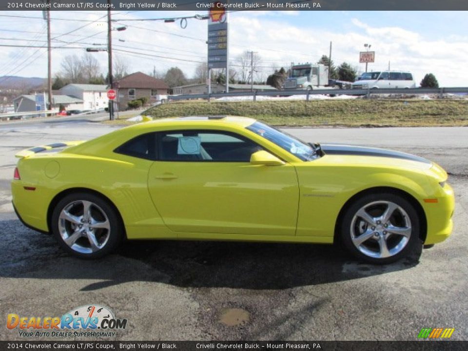 2014 Chevrolet Camaro LT/RS Coupe Bright Yellow / Black Photo #7