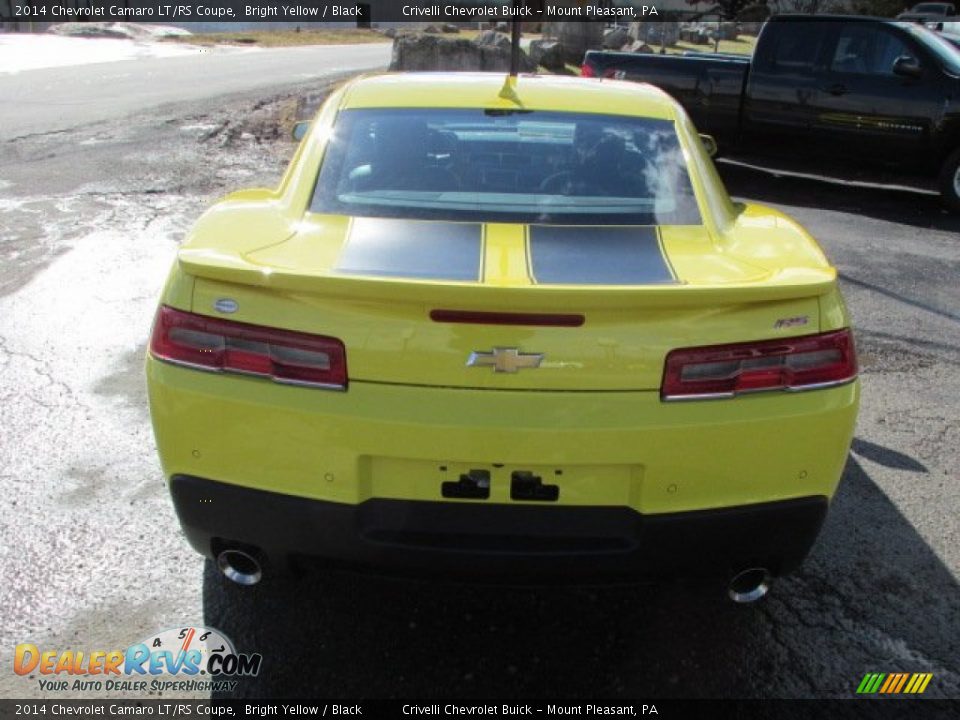 2014 Chevrolet Camaro LT/RS Coupe Bright Yellow / Black Photo #8