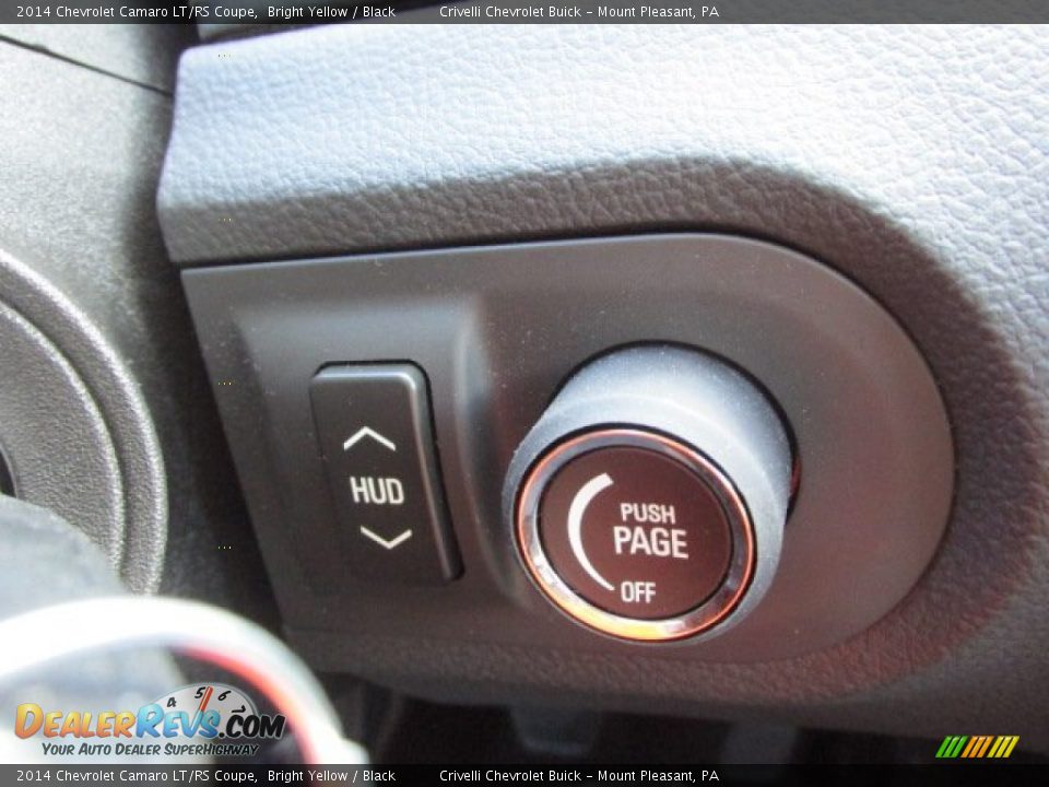 2014 Chevrolet Camaro LT/RS Coupe Bright Yellow / Black Photo #13