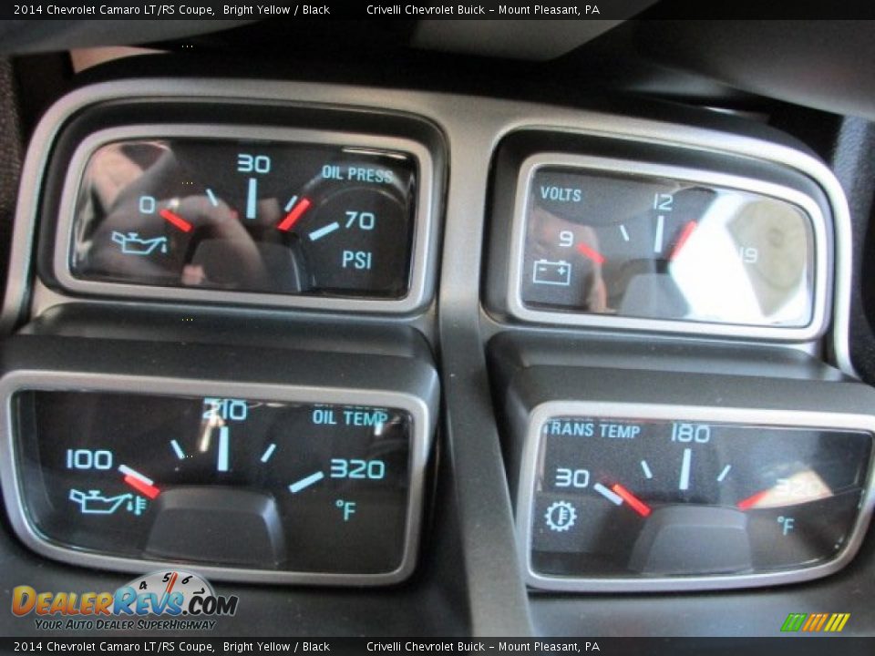 2014 Chevrolet Camaro LT/RS Coupe Gauges Photo #14