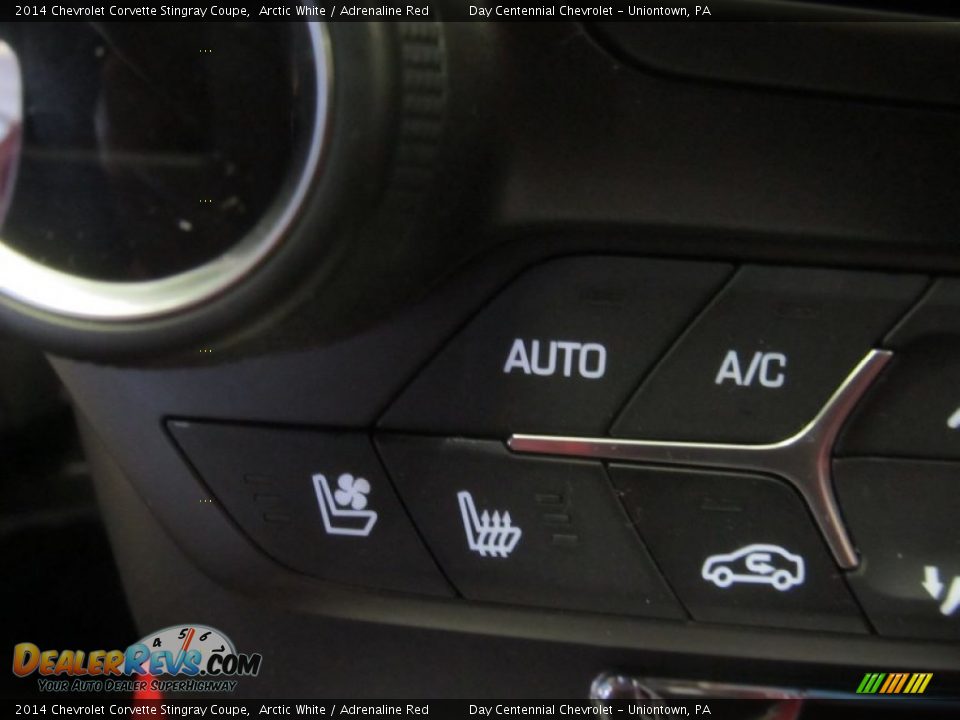 2014 Chevrolet Corvette Stingray Coupe Arctic White / Adrenaline Red Photo #18
