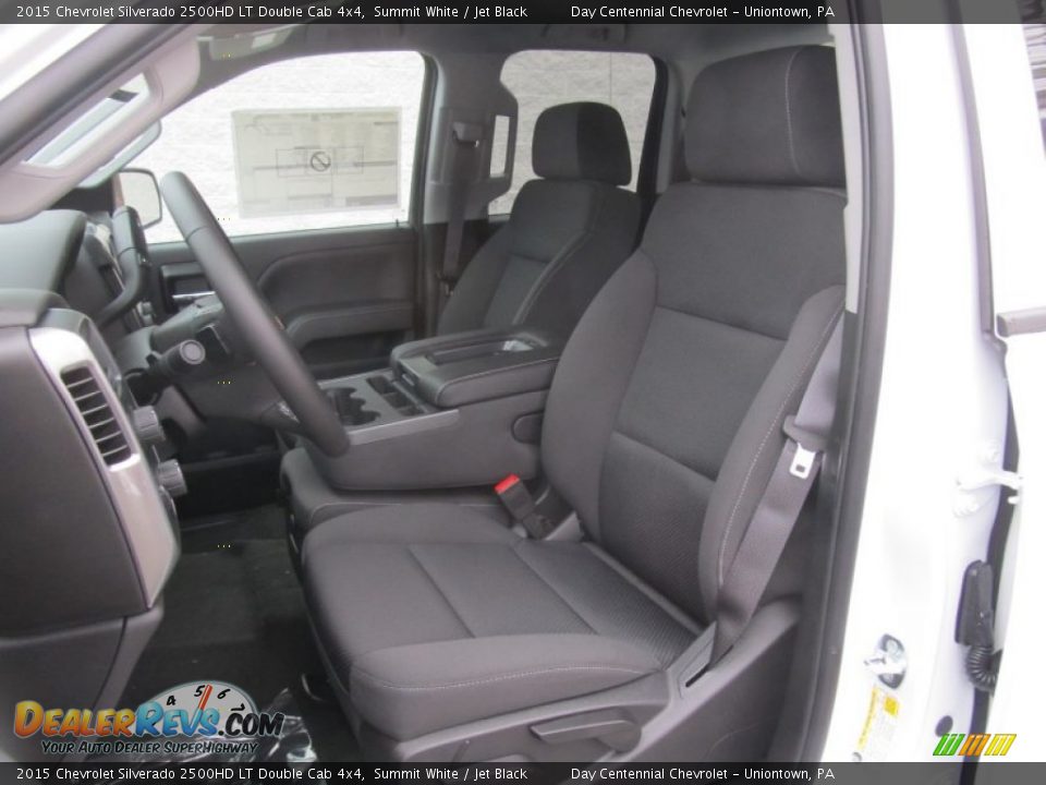Front Seat of 2015 Chevrolet Silverado 2500HD LT Double Cab 4x4 Photo #12