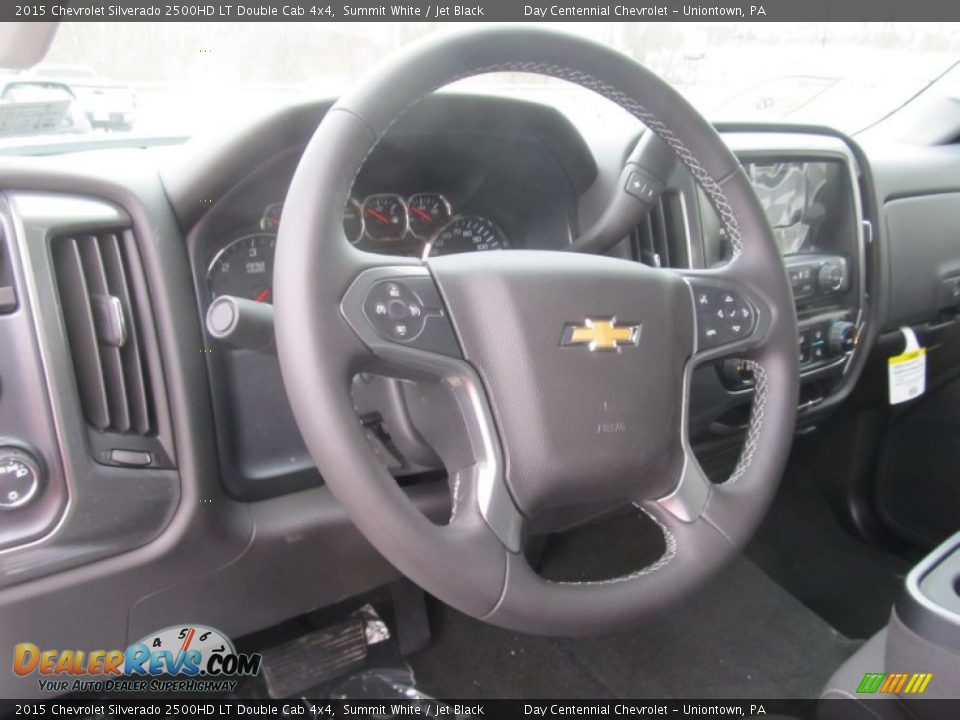 2015 Chevrolet Silverado 2500HD LT Double Cab 4x4 Steering Wheel Photo #14