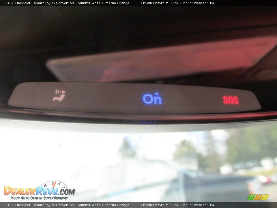 2014 Chevrolet Camaro SS/RS Convertible Summit White / Inferno Orange Photo #17
