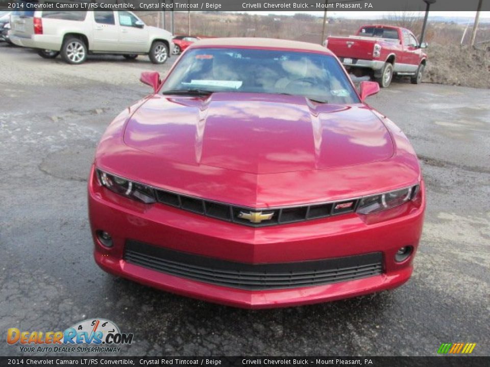 2014 Chevrolet Camaro LT/RS Convertible Crystal Red Tintcoat / Beige Photo #3