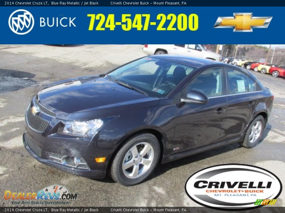 2014 Chevrolet Cruze LT Blue Ray Metallic / Jet Black Photo #1