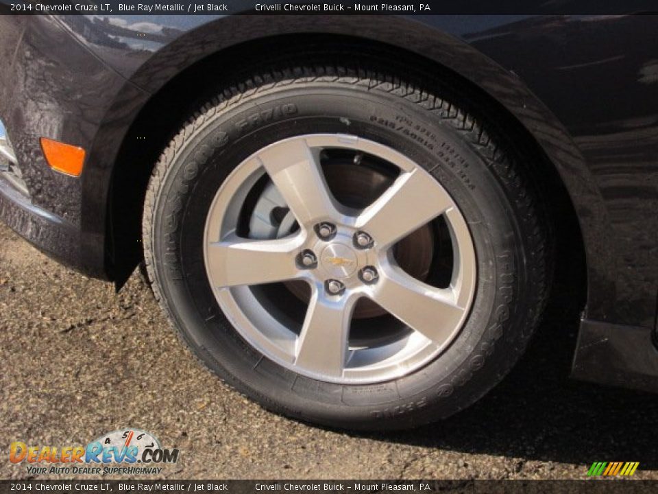 2014 Chevrolet Cruze LT Blue Ray Metallic / Jet Black Photo #3