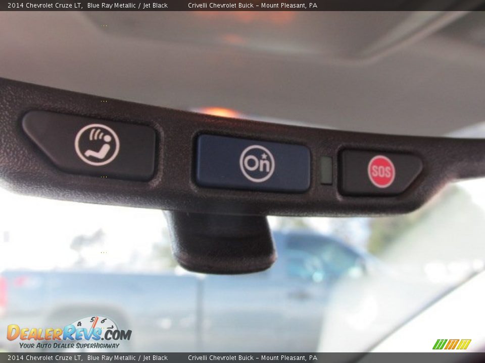 2014 Chevrolet Cruze LT Blue Ray Metallic / Jet Black Photo #12