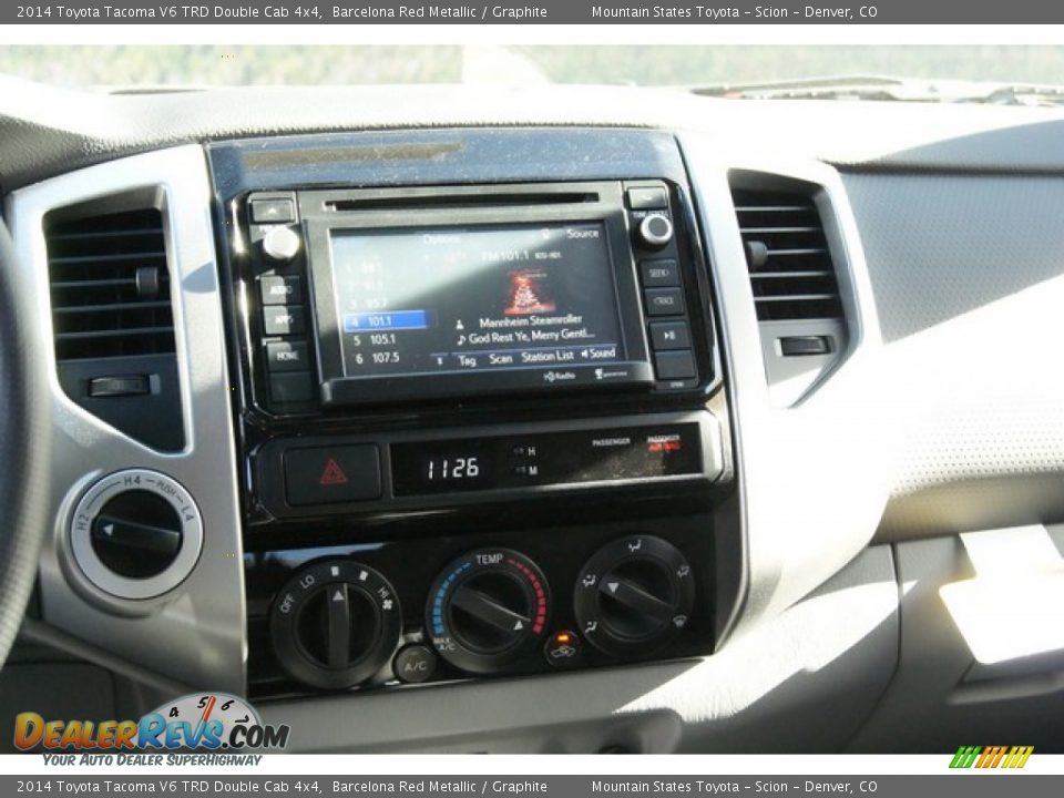 2014 Toyota Tacoma V6 TRD Double Cab 4x4 Barcelona Red Metallic / Graphite Photo #6