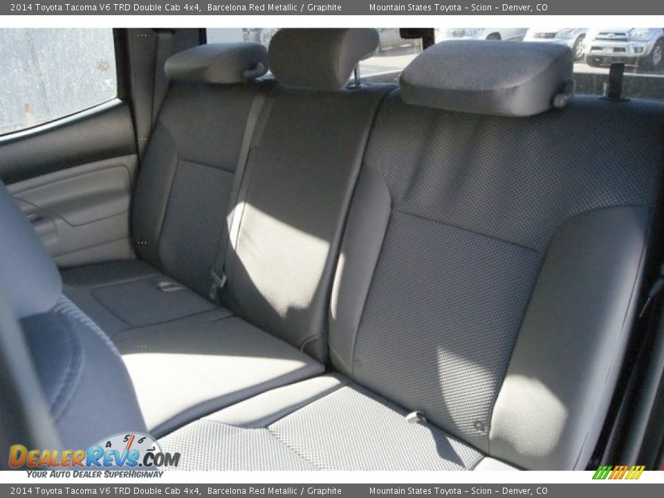 2014 Toyota Tacoma V6 TRD Double Cab 4x4 Barcelona Red Metallic / Graphite Photo #7
