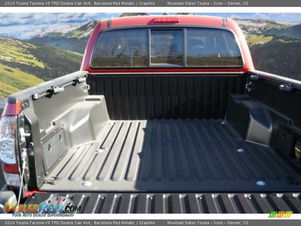 2014 Toyota Tacoma V6 TRD Double Cab 4x4 Barcelona Red Metallic / Graphite Photo #8