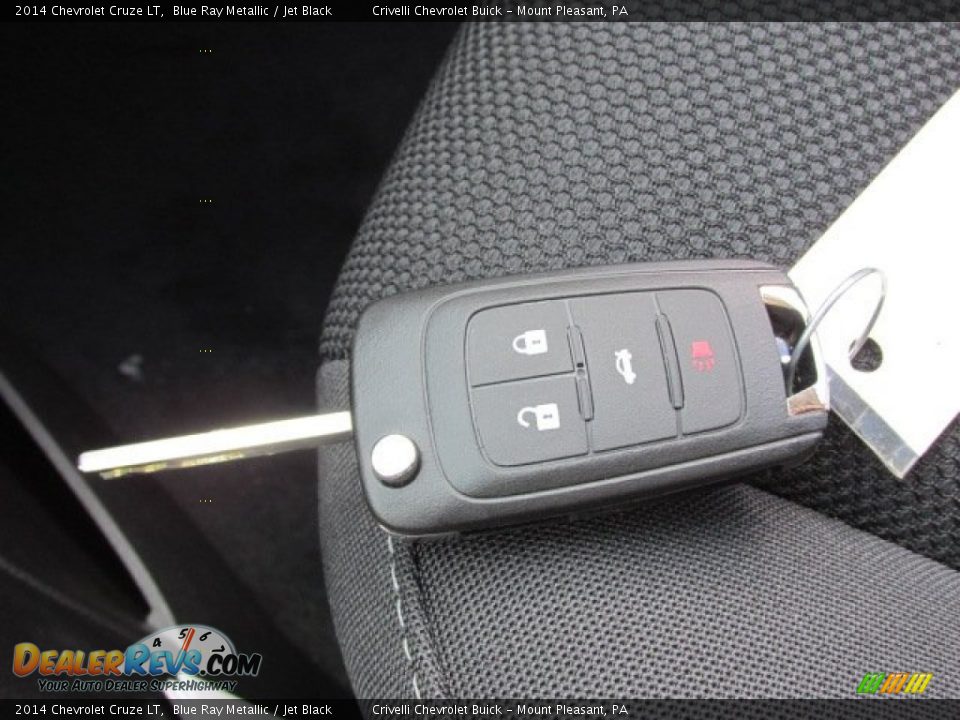 2014 Chevrolet Cruze LT Blue Ray Metallic / Jet Black Photo #19