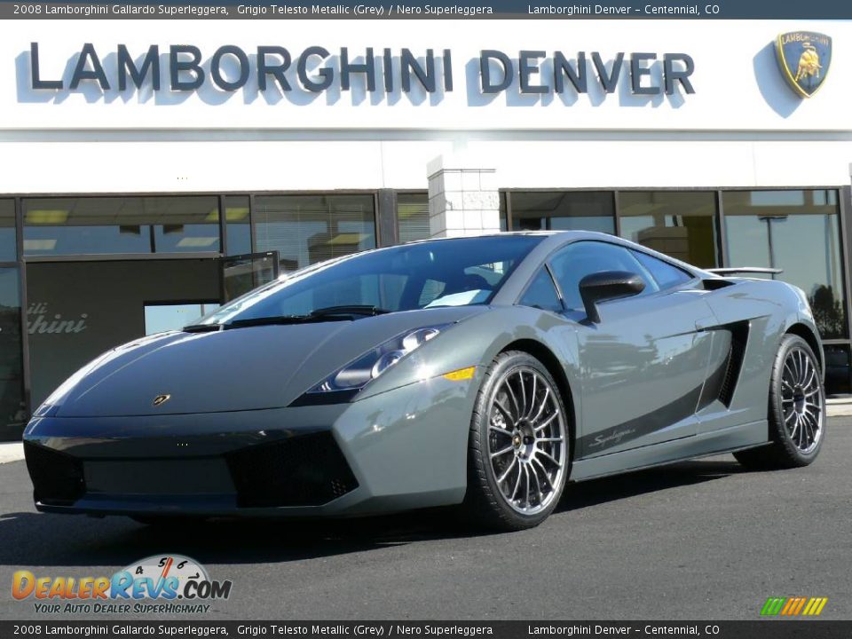 2008 Lamborghini Gallardo Superleggera Grigio Telesto Metallic (Grey) / Nero Superleggera Photo #1