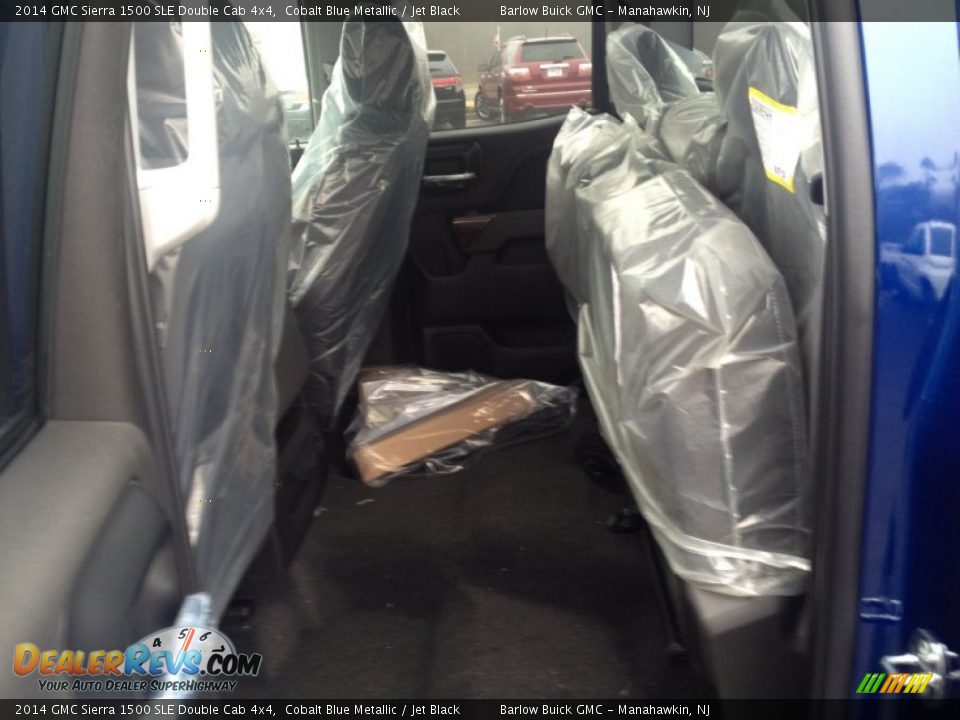 2014 GMC Sierra 1500 SLE Double Cab 4x4 Cobalt Blue Metallic / Jet Black Photo #6