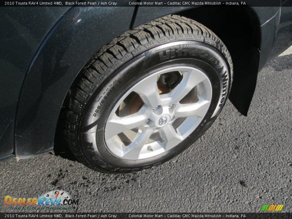 2010 Toyota RAV4 Limited 4WD Black Forest Pearl / Ash Gray Photo #3