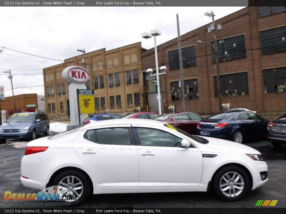 2013 Kia Optima LX Snow White Pearl / Gray Photo #1
